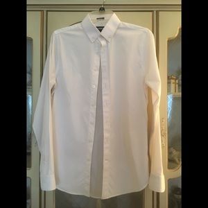 Express men’s white long sleeve extra slim shirt size XS. C:194